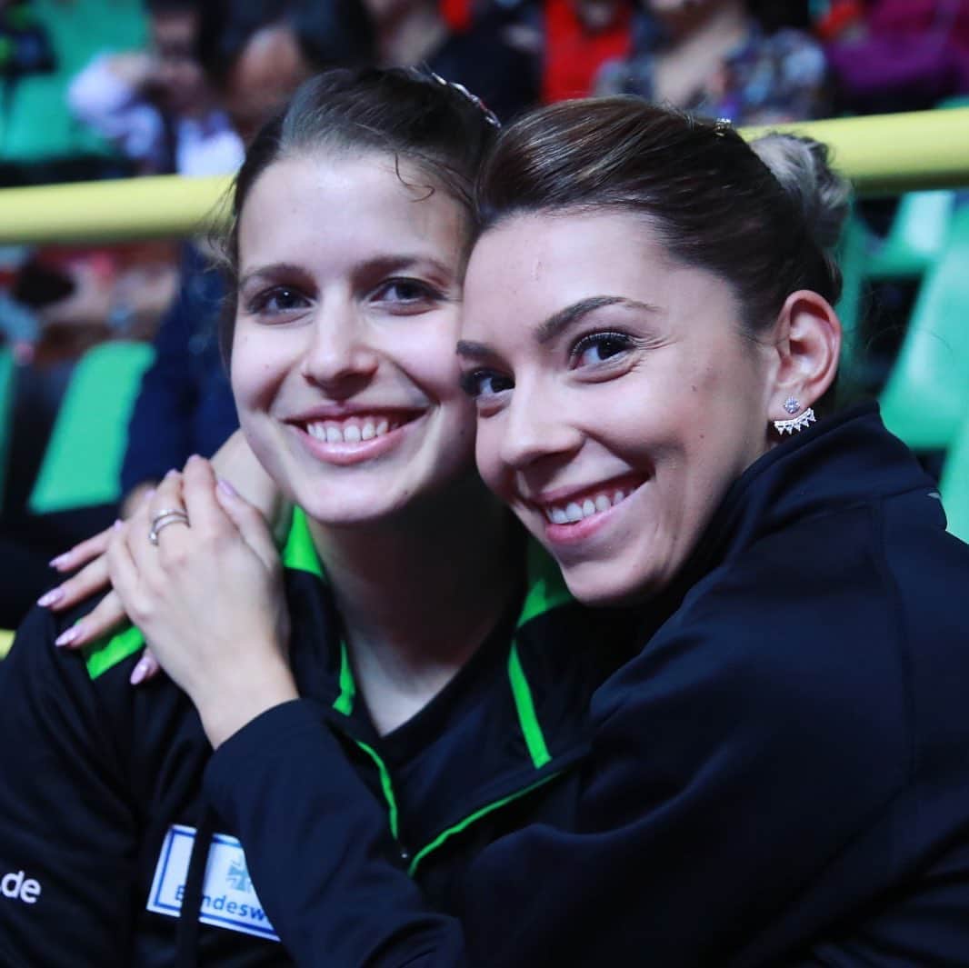のインスタグラム：「How many #ITTFEuropeCup titles have these two won between them 🏆❓  #TuesdayTrivia #TableTennis」