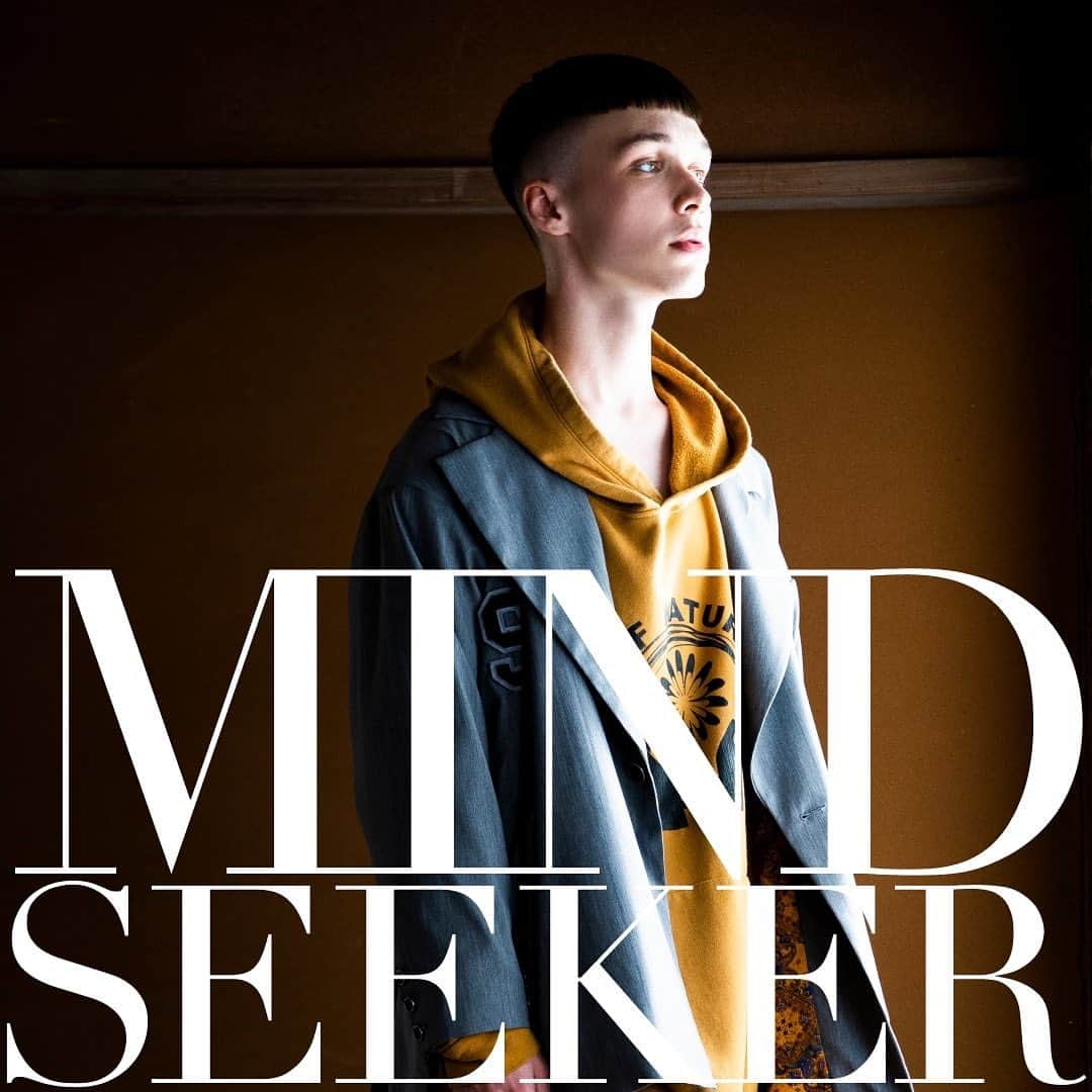 高橋優也のインスタグラム：「mindseeker 2021ss  僕の撮りたいように撮らせてくれて、ありがとうございます。  #mindseeker  #高橋優也」