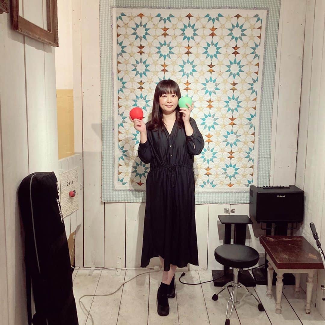 櫛引彩香のインスタグラム：「下北沢レテ配信ライブ ありがとうございました🍏🍎 アーカイブは22日までです。」
