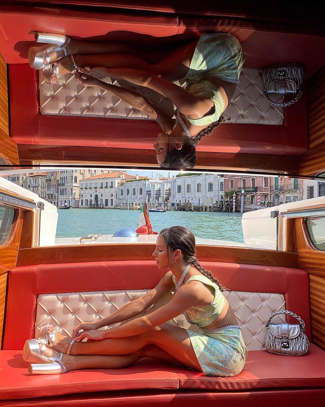 Miu Miuさんのインスタグラム写真 - (Miu MiuInstagram)「Room 466: #FrancescaHayward on her way to the première of "In My Room" by #MatiDiop.  #MiuMiuWomensTales Venice diaries by #BrigitteLacombe.  Watch the 20th and all previous Tales on IGTV.  #Venezia77 #MiuMiuGirls #VeniceFilmFestival」9月8日 23時58分 - miumiu