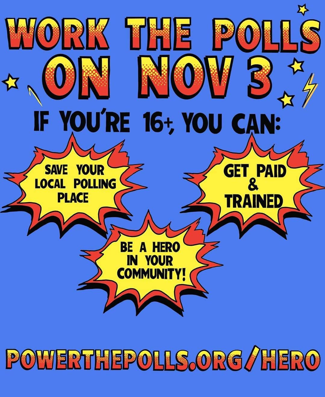 ジュリアン・ムーアさんのインスタグラム写真 - (ジュリアン・ムーアInstagram)「Don’t let your local polling place close! If you’re over 16, sign up TODAY to be a poll worker at powerthepolls.org/hero & share!  ⠀ You not only get paid for your heroic work, but you’ll help end the national poll worker shortage we’re facing in 2020. Everyone gets free PPE too.  ⠀ If we don’t recruit more people, many polling locations will close. You’ll be a hero in your community by protecting the right to vote for your neighbors. Join the movement and be a #pollhero today!⠀」9月9日 2時13分 - juliannemoore