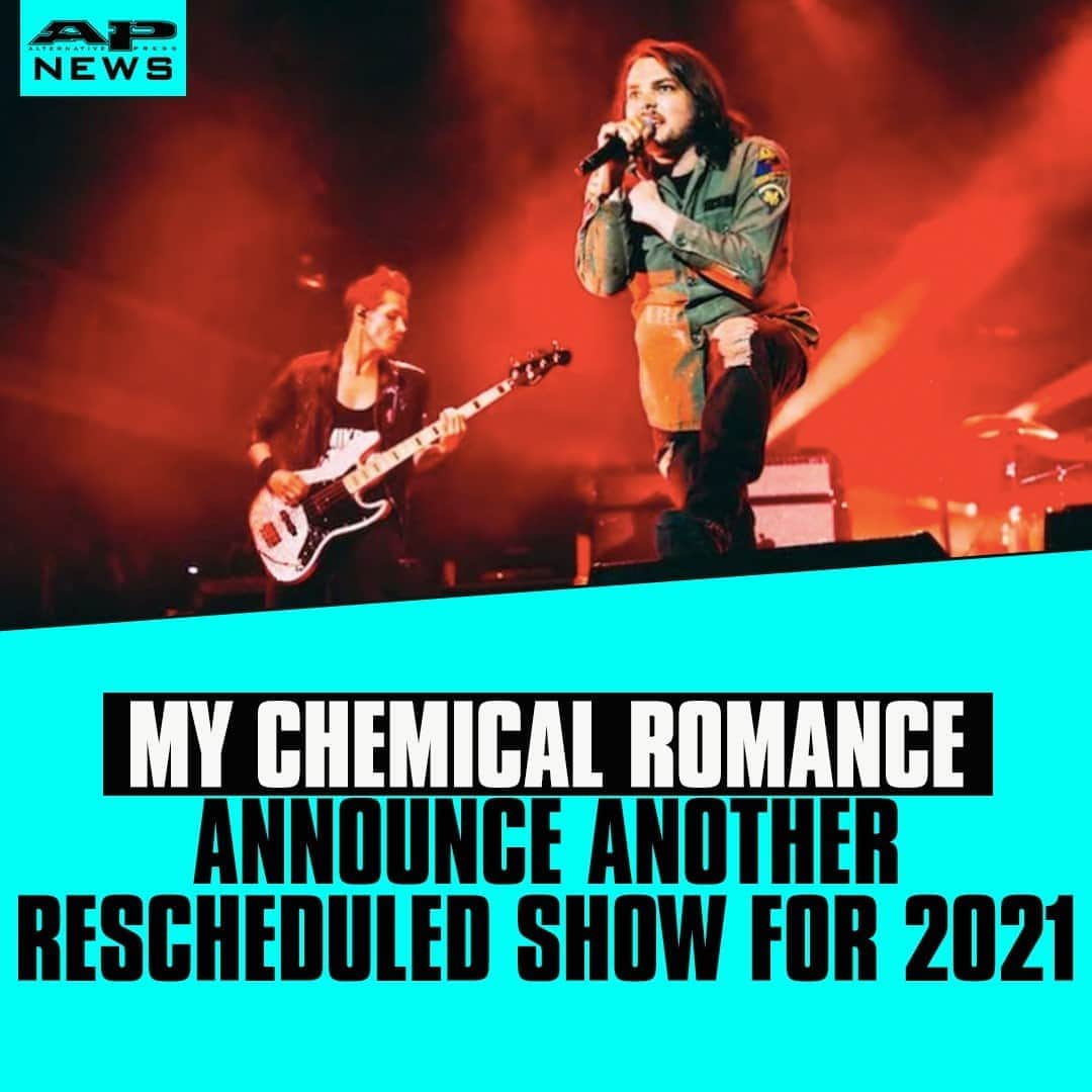 Alternative Pressさんのインスタグラム写真 - (Alternative PressInstagram)「@mychemicalromance just added another rescheduled 2021 date to their highly-awaited return tour⁠ LINK IN BIO⁠ .⁠ .⁠ .⁠ #mychemicalromance #mychemicalromancereturn #mychemicalromancereturntour #mychemicalromancereunion #mychemicalromancereuniontour #mychemicalromancenewzealand #mychem #mychemreturn #mychemreunion #mychemreturntour #mychemreuniontour #mychemnewzealand #mcr #mcrmy #gerardway #mikeyway #frankiero #raytoro #altpress #alternativepress」9月9日 2時30分 - altpress