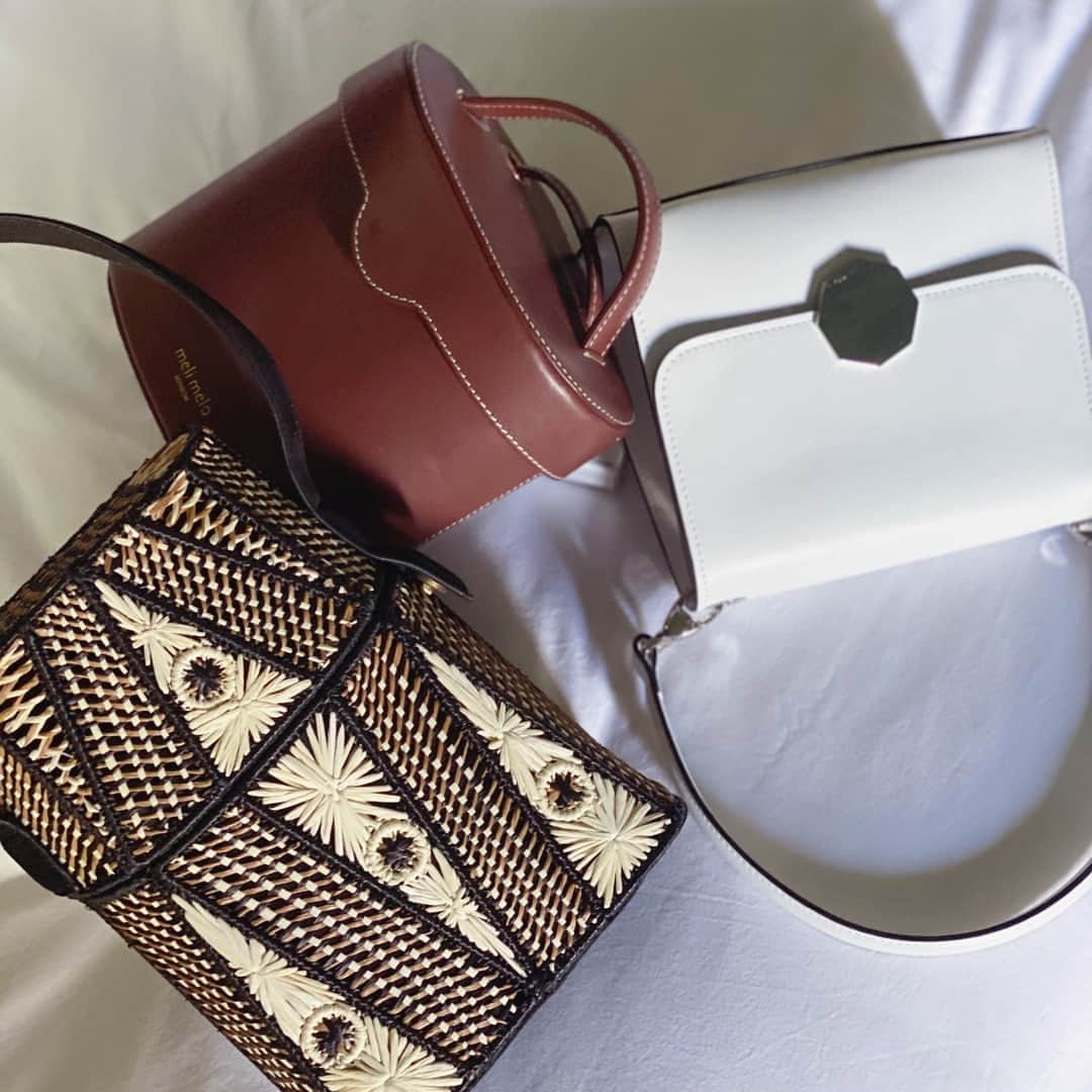 のインスタグラム：「A trio of 3 meli melo bags ⠀⠀⠀⠀⠀⠀⠀⠀⠀ The Kitty ⠀⠀⠀⠀⠀⠀⠀⠀⠀ The Gitana⠀⠀⠀⠀⠀⠀⠀⠀⠀ The Celia ⠀⠀⠀⠀⠀⠀⠀⠀⠀ ⠀⠀⠀⠀⠀⠀⠀⠀⠀ All three Great classics」