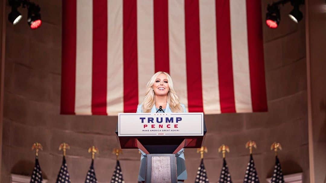 ティファニー・トランプのインスタグラム：「“The energy for change and opportunity is with us! This election, I urge you to transcend political boundaries — to make your judgment based on results and not rhetoric. This is a fight for freedom versus oppression, for opportunity versus stagnation, a fight to keep America true to America.” - TT」