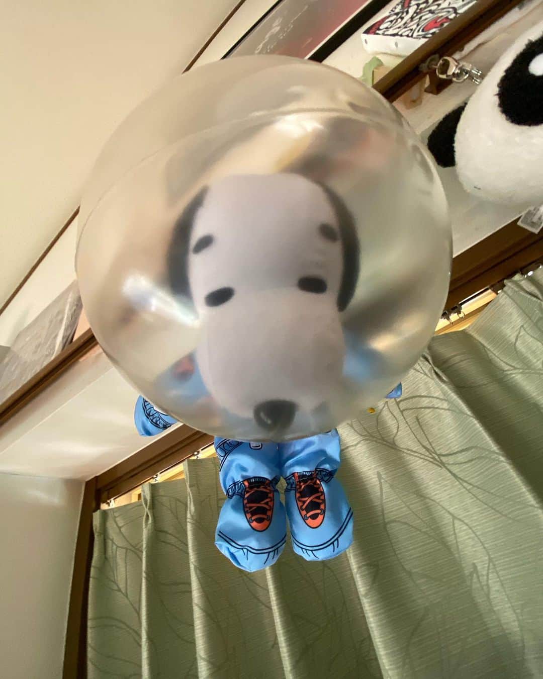 Bunta のインスタグラム：「部屋に新しい仲間が増えた😝😝 まだまだ部屋で過ごす時間も長いから部屋の仲間を増やして盛り上げて行こう😚 @hiddy728 🙏🙏🙏  @secretbase.ginza   #snoopy #secretbase」