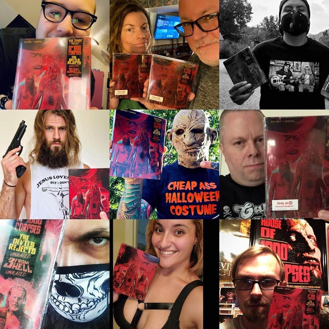 ロブ・ゾンビのインスタグラム：「Everybody’s scooping up those Steelbook Firefly trilogy set. #houseof1000corpses #thedevilsrejects #3fromhell #robzombie」