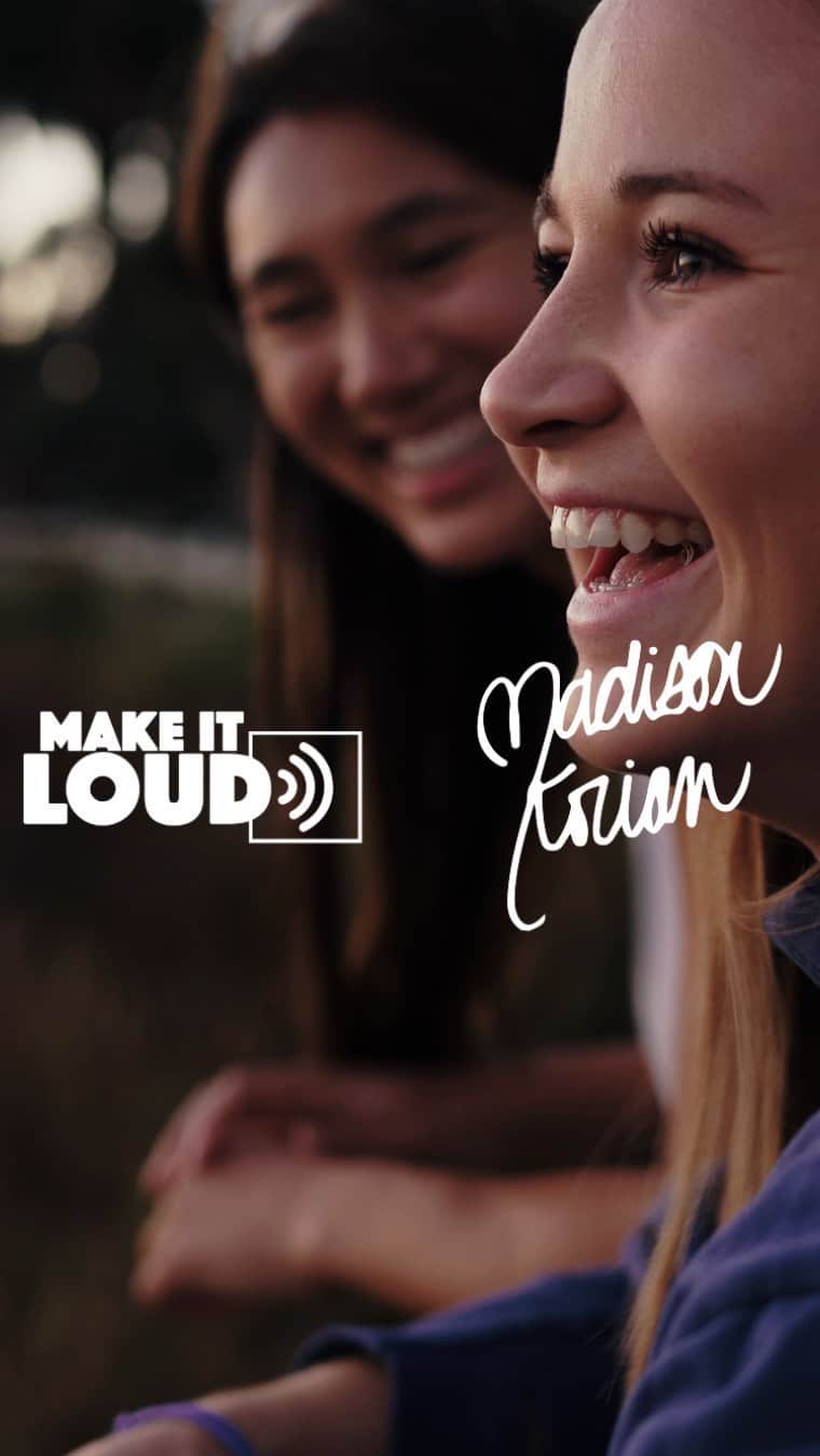 マディソン・コシャンのインスタグラム：「At the end of the day, I just want to make a difference. • 📣: @teammakeitloud  🎥: @annaburnsy  • 💛 Special thanks to: @kyla_ross96 & @corymtomlinson」