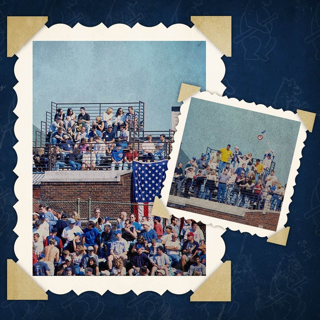 シカゴ・カブスさんのインスタグラム写真 - (シカゴ・カブスInstagram)「#CubsCollection: Rooftops. Waveland and Sheffield Avenues are home to some of the most unique seats in baseball. First time visitors to Wrigley Field often point at the stadium seats affixed to the rooftops across from the ballpark with amusement and awe. These buildings predate the ballpark for the most part, serving simply as apartment buildings for most of their existence. Tenants would often head to their rooftops to watch Cubs games. Eventually the rooftop seating became an extension of the historic ballpark, with each building selling tickets to enjoy Cubs baseball from its unique vantage point. Some fans have even grown an affinity to buildings on Waveland and Sheffield the way some pick left or right field in the bleachers. The rooftops are an authentic Wrigleyville experience that cannot be replicated anywhere else. Even opposing players have tried to get in on the fun. In 1993, Reds pitcher Tom Browning was not scheduled to start. During the game he was caught by a television camera on one of the rooftops enjoying the game. The rooftops are currently one of very few ways baseball fans have been able to safely catch a game in-person during this unprecedented 60-game season. Have you ever watched a Cubs game from one of the rooftops around Wrigley Field?」9月9日 7時17分 - cubs