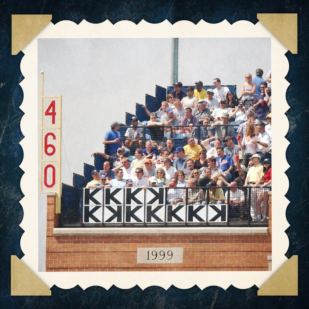 シカゴ・カブスさんのインスタグラム写真 - (シカゴ・カブスInstagram)「#CubsCollection: Rooftops. Waveland and Sheffield Avenues are home to some of the most unique seats in baseball. First time visitors to Wrigley Field often point at the stadium seats affixed to the rooftops across from the ballpark with amusement and awe. These buildings predate the ballpark for the most part, serving simply as apartment buildings for most of their existence. Tenants would often head to their rooftops to watch Cubs games. Eventually the rooftop seating became an extension of the historic ballpark, with each building selling tickets to enjoy Cubs baseball from its unique vantage point. Some fans have even grown an affinity to buildings on Waveland and Sheffield the way some pick left or right field in the bleachers. The rooftops are an authentic Wrigleyville experience that cannot be replicated anywhere else. Even opposing players have tried to get in on the fun. In 1993, Reds pitcher Tom Browning was not scheduled to start. During the game he was caught by a television camera on one of the rooftops enjoying the game. The rooftops are currently one of very few ways baseball fans have been able to safely catch a game in-person during this unprecedented 60-game season. Have you ever watched a Cubs game from one of the rooftops around Wrigley Field?」9月9日 7時17分 - cubs