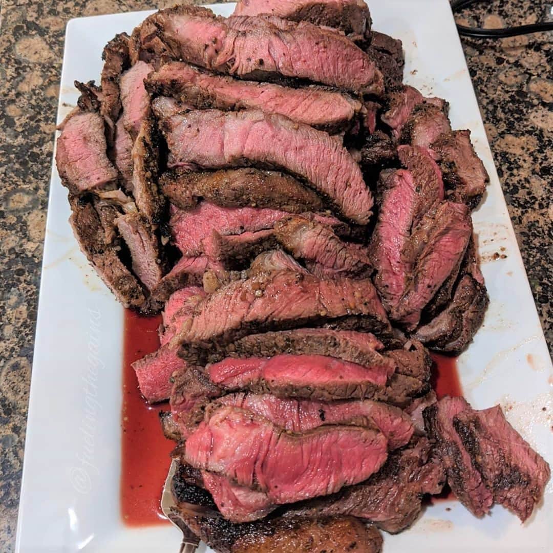 Flavorgod Seasoningsさんのインスタグラム写真 - (Flavorgod SeasoningsInstagram)「How do you like your steak? 🥩⁠ -⁠ 📸: @fuelingthegains⁠ -⁠ Rare: 120°F Cool to Warm Red Center, Soft & Tender Texture⁠ ⁠ Medium Rare: 130°F Warm Red Center⁠ ⁠ Medium: 140°F Hot Pink Center, Slightly Firmer Texture⁠ ⁠ Medium-Well: 150°F Mostly Brown Center, Firm Texture⁠ ⁠ Well Done: 160°+F No Color, Very Firm & Much Drier⁠ -⁠ Add delicious flavors to your meals!⬇️⁠ Click link in the bio -> @flavorgod  www.flavorgod.com⁠ -⁠ Flavor God Seasonings are:⁠ ➡ZERO CALORIES PER SERVING⁠ ➡MADE FRESH⁠ ➡MADE LOCALLY IN US⁠ ➡FREE GIFTS AT CHECKOUT⁠ ➡GLUTEN FREE⁠ ➡#PALEO & #KETO FRIENDLY⁠ -⁠ #food #foodie #flavorgod #seasonings #glutenfree #mealprep #seasonings #breakfast #lunch #dinner #yummy #delicious #foodporn」9月9日 8時01分 - flavorgod