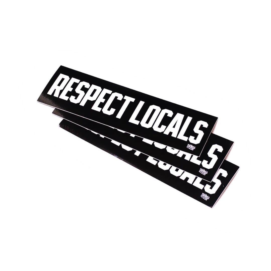 のインスタグラム：「#hawaiioriginals Respect Locals stickers now available at in4mation.co 💪🏽」