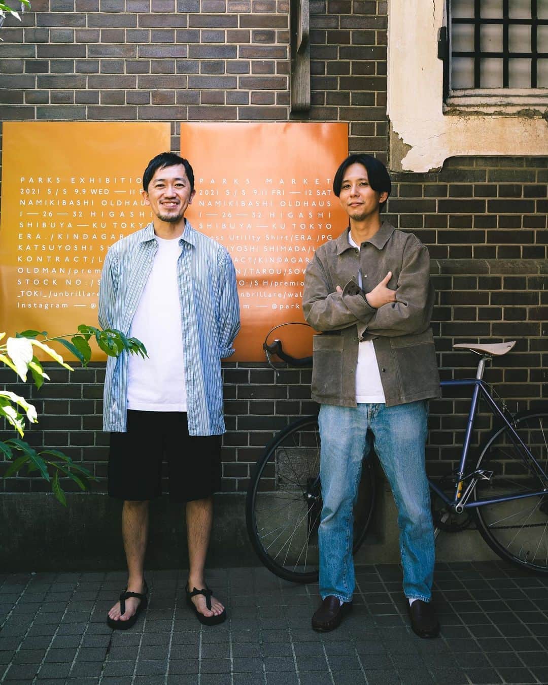 yukiのインスタグラム：「1日目、スタートです。 @parkslabel   @era_goods の今城さんと、 @oldman_shoe の原田さん。」