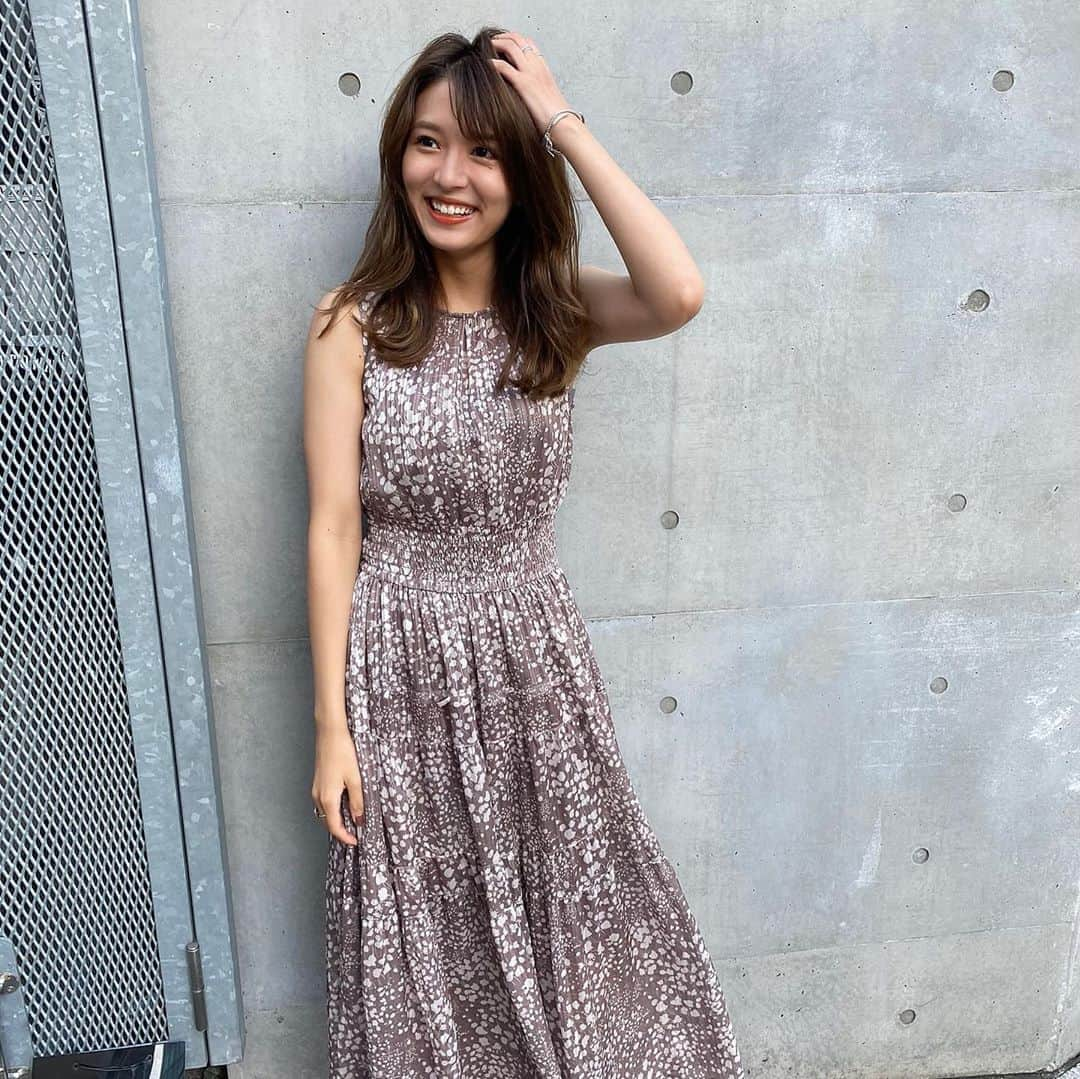 高嶋菜七さんのインスタグラム写真 - (高嶋菜七Instagram)「いつもよりガーリーな日  #ootd #コーデ #ベージュ #frayid #ワンピース」9月9日 23時39分 - nana_takashima_tpd