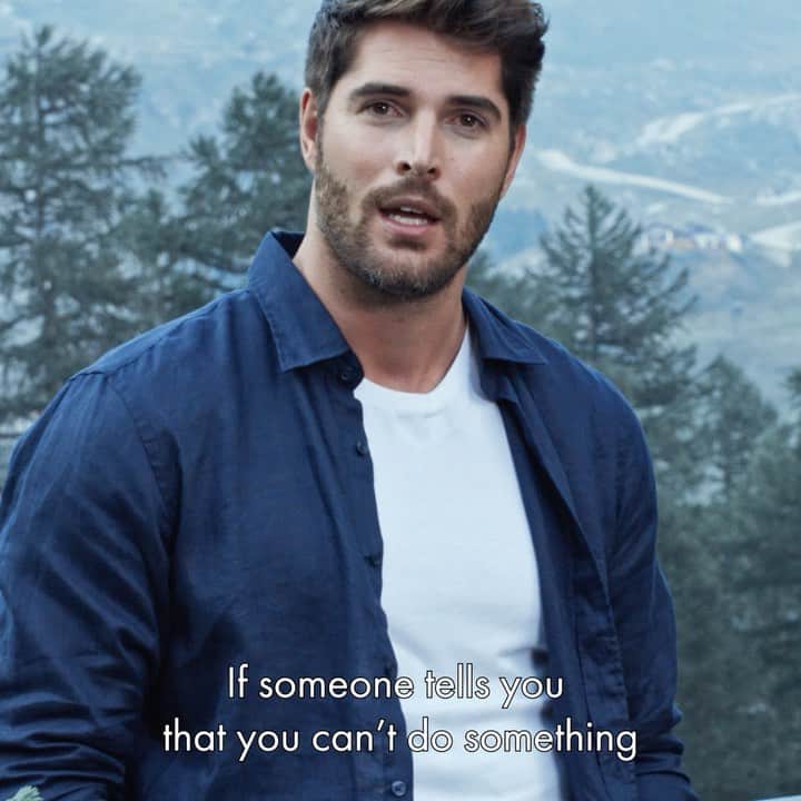 ニック・ベイトマンのインスタグラム：「Some Cheesy but true words from my BTS interview for the Bvlgari Glacial Essence Campaign.  Full video available on the @bulgariparfums IGTV」