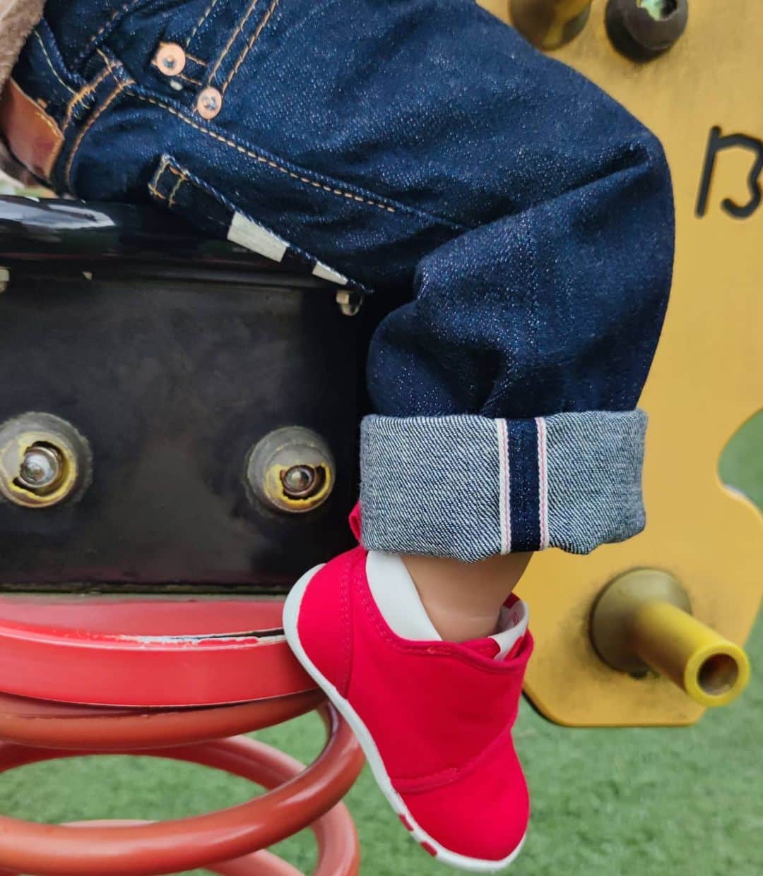 momotarojeansのインスタグラム：「Selvedge denim for boys and girls. K905SP size 90-140.」