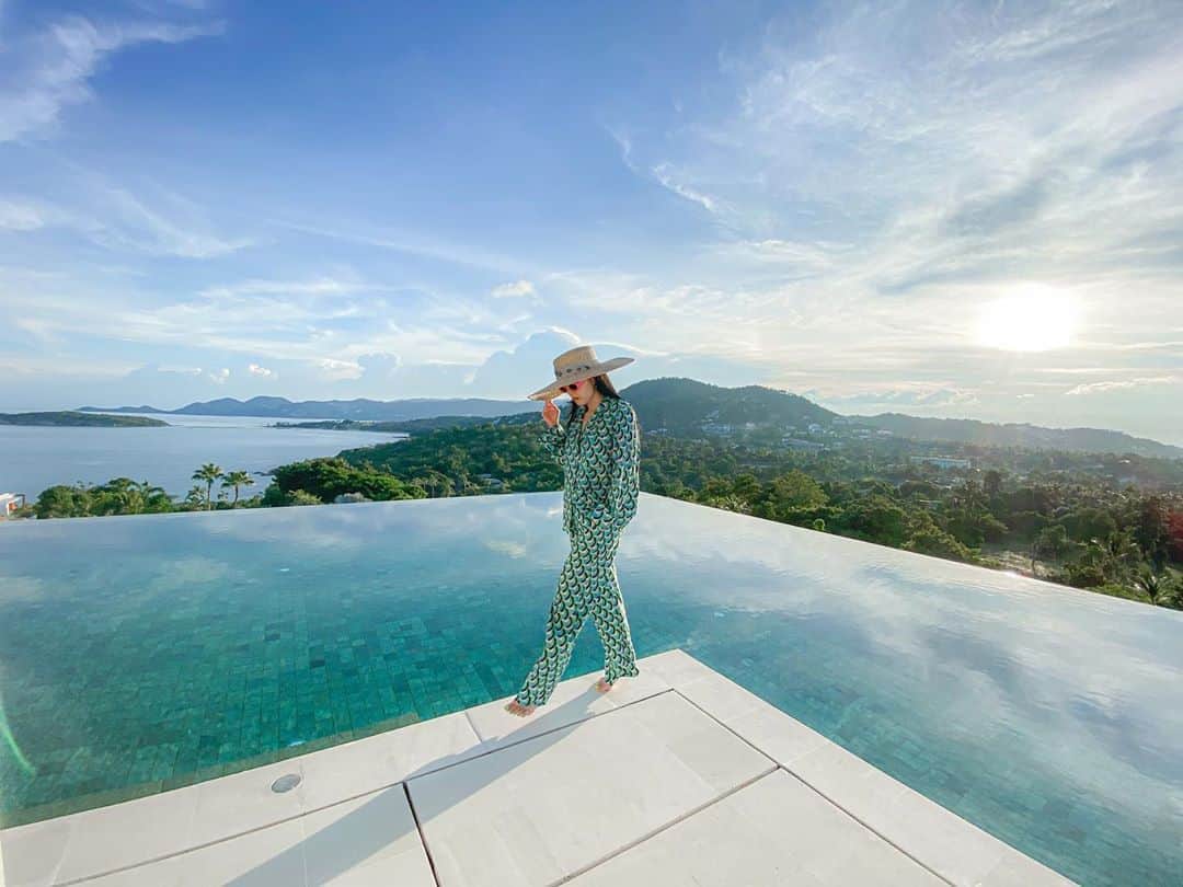 GYEON SEOのインスタグラム：「_* 💙 . . #gomdorishotz  #BangkokAirways  #เที่ยวสมุยแบบบูทีค #BoutiqueJourney」