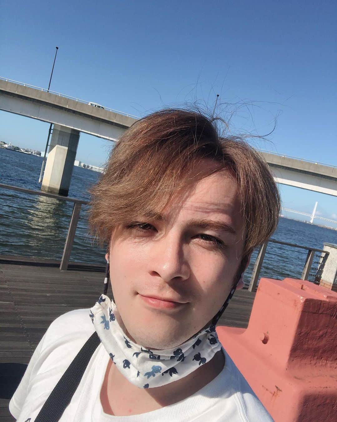 冨森ジャスティンのインスタグラム：「今日も横浜は暑い！」