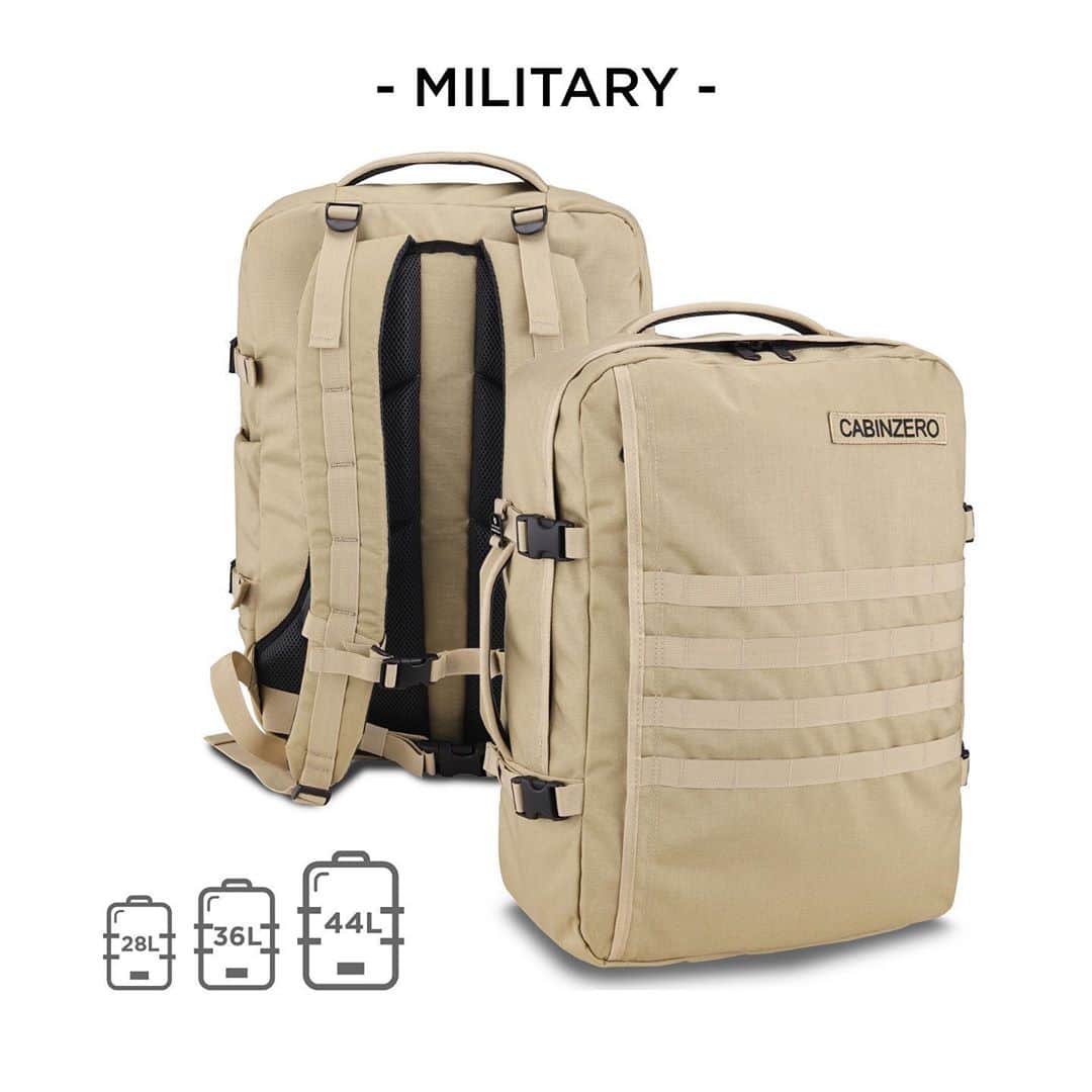 CABINZEROさんのインスタグラム写真 - (CABINZEROInstagram)「When the going gets tough …you need a backpack you can depend on. This heavy-duty all-terrain backpack loves every challenge you can throw at it. Built with military-grade nylon, webbing, air-mesh shoulder straps, top and side grab handles, a bottle pocket and lockable YKK zippers, it’s as adventure-ready as you are. #cabinzero #backpack #military #travelstyle #travellight #zerorules #instagood #instagram #photooftheday #backtotravel #staysafe #thankyou」9月9日 17時38分 - cabinzero