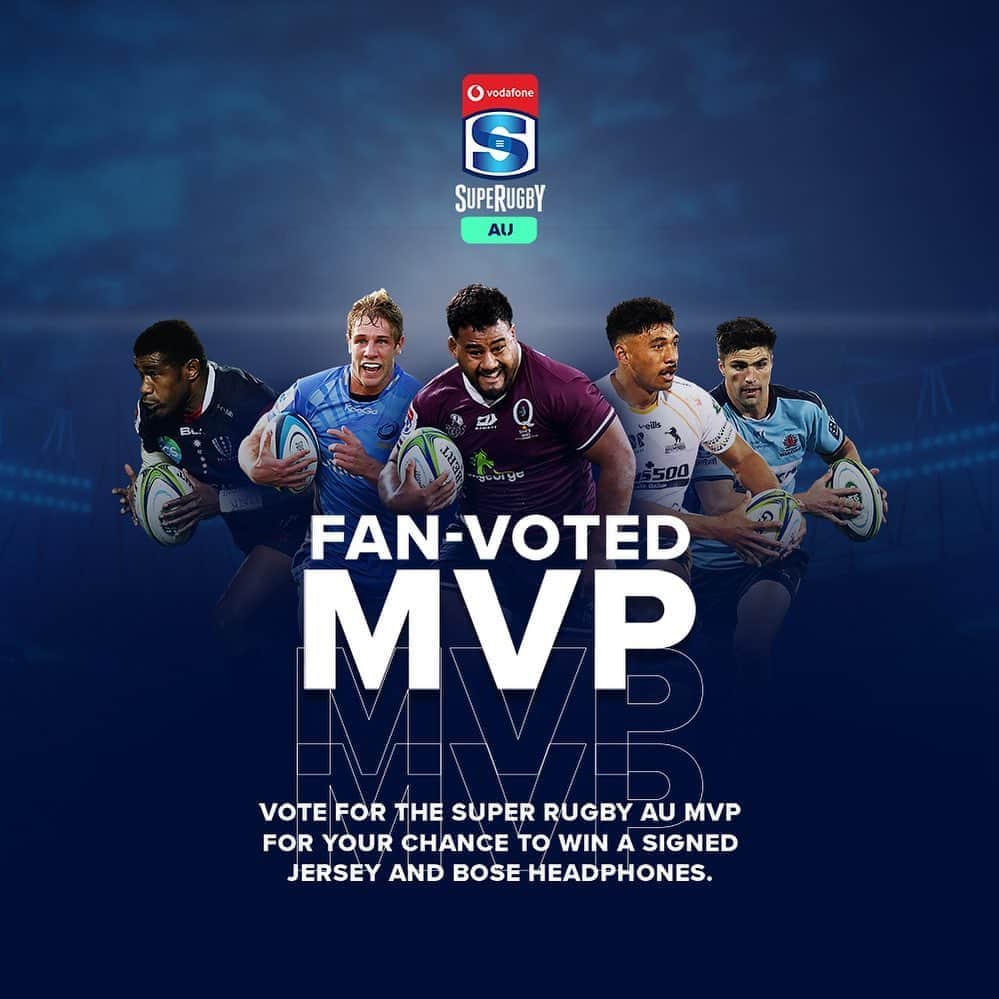 のインスタグラム：「🗳 Voting is now open for the #SuperRugbyAU MVP.  Head to Rugby.com.au now to cast your vote!」