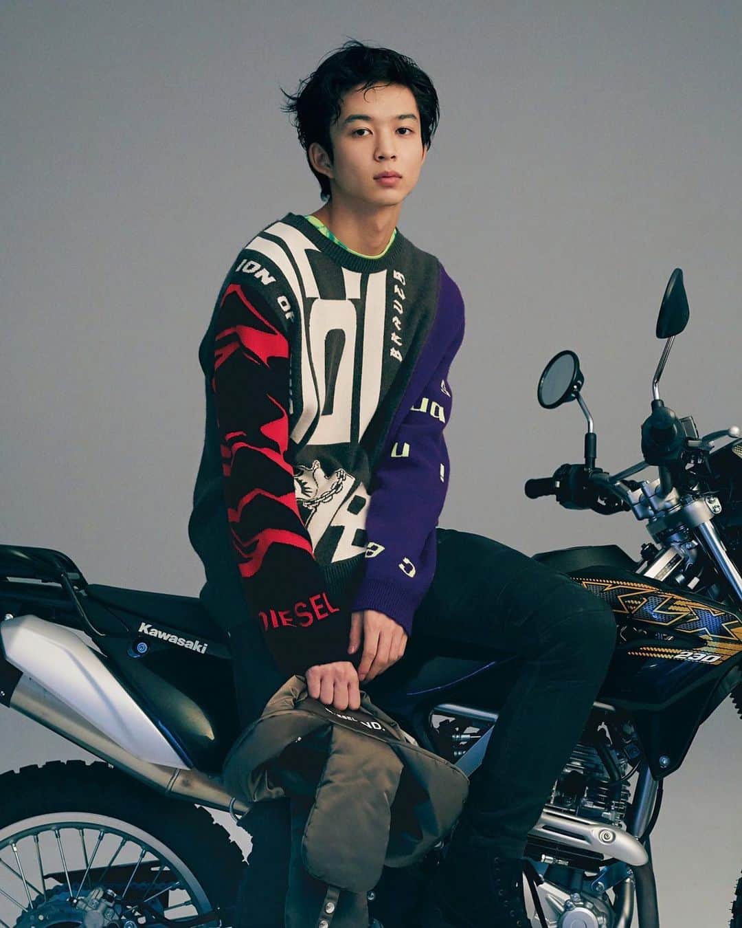 鈴木仁のインスタグラム：「. men's non no 10月号  #diesel  #ディーゼル」