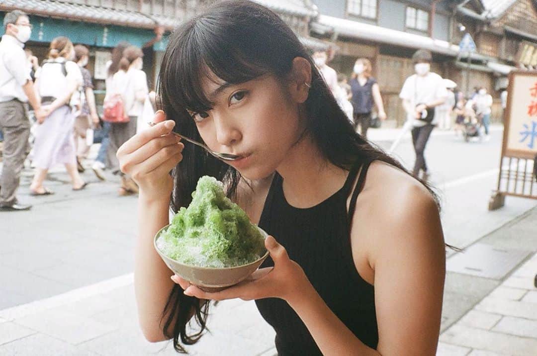 北澤舞悠（まゆちる）のインスタグラム：「夏の終わり🍧」