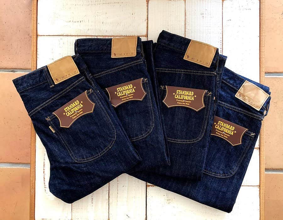 のインスタグラム：「SD 5-Pocket Denim Pants One Wash #standardcalifornia #スタンダードカリフォルニア #california #5pocket #denim #デニム #denimpants #デニムパンツ #madeinjapan #onewash#madeinokayama」
