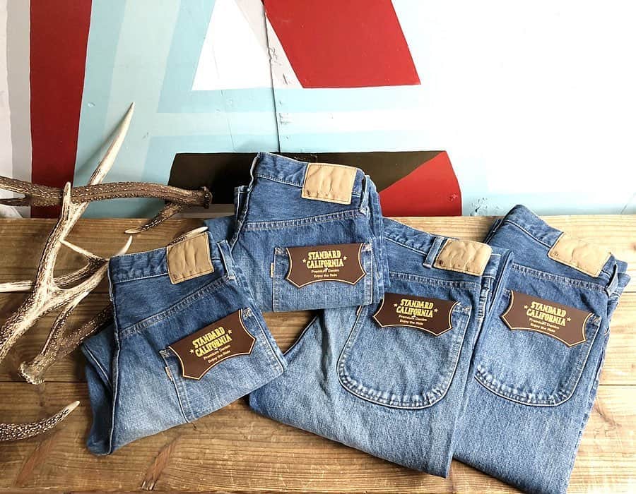 のインスタグラム：「SD 5-Pocket Denim Pants Vintage Wash #standardcalifornia #スタンダードカリフォルニア #california #5pocket #denim #デニム #denimpants #デニムパンツ #madeinjapan #onewash#madeinokayama」