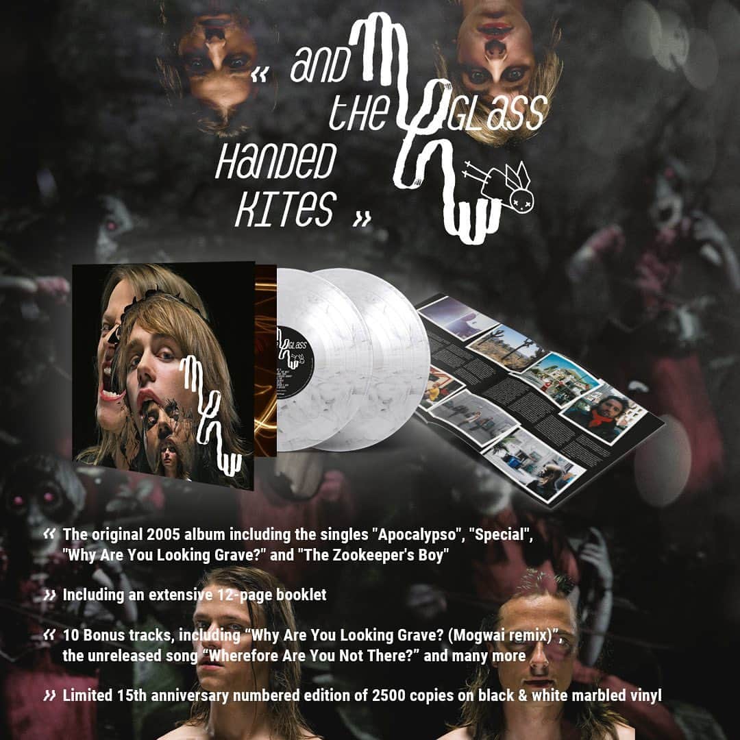 ミューのインスタグラム：「Don't forget, the special 15th Anniversary reissue of our album 'And The Glass Handed Kites' is released on September 26th as part of @recordstoreday.」