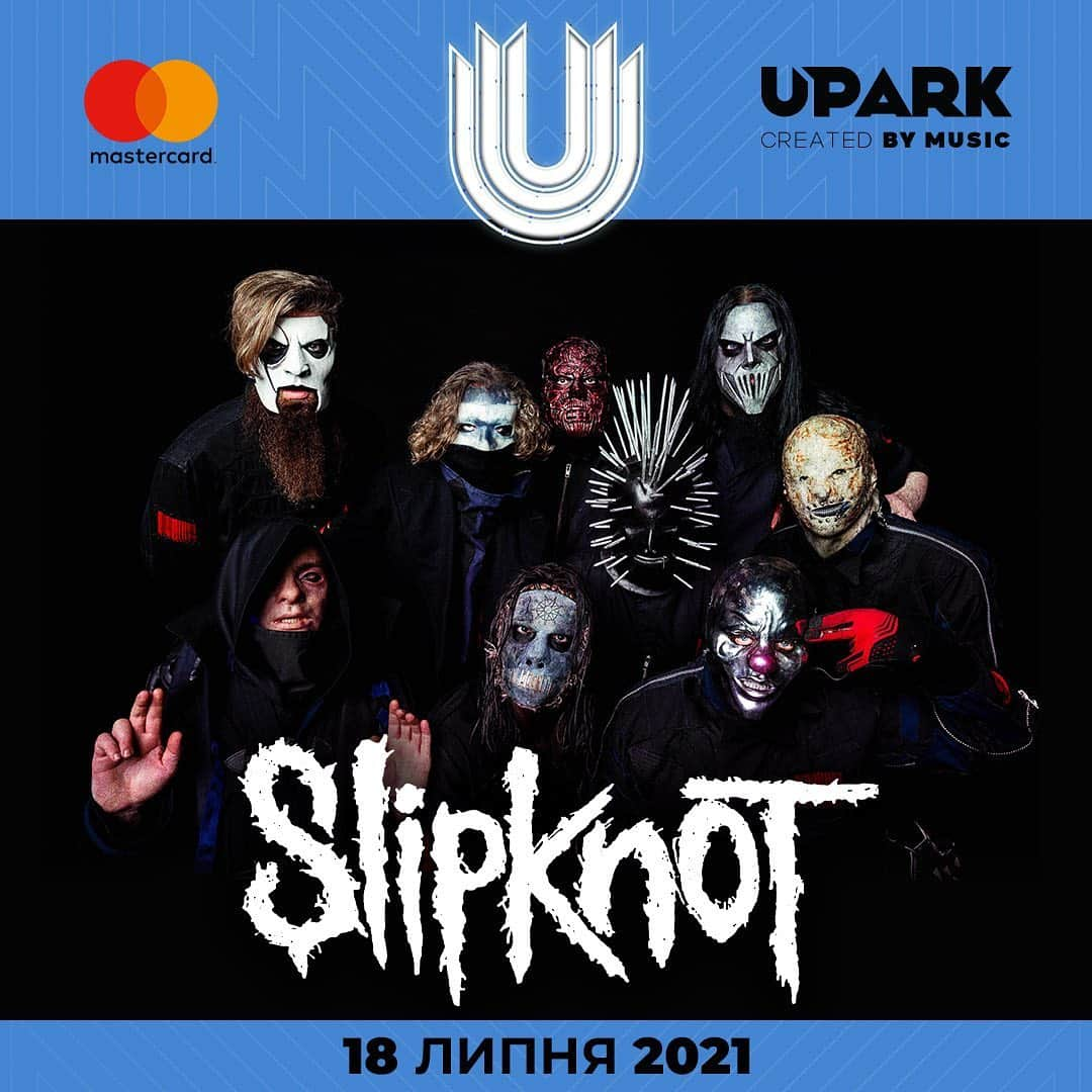 Slipknotさんのインスタグラム写真 - (SlipknotInstagram)「We’re taking the stage at @parklivefest on July 16 in Moscow, Russia and @uparkfestival on July 18 in Kyiv, Ukraine. Tickets on sale September 11 at park.live and uparkfestival.com」9月9日 19時18分 - slipknot