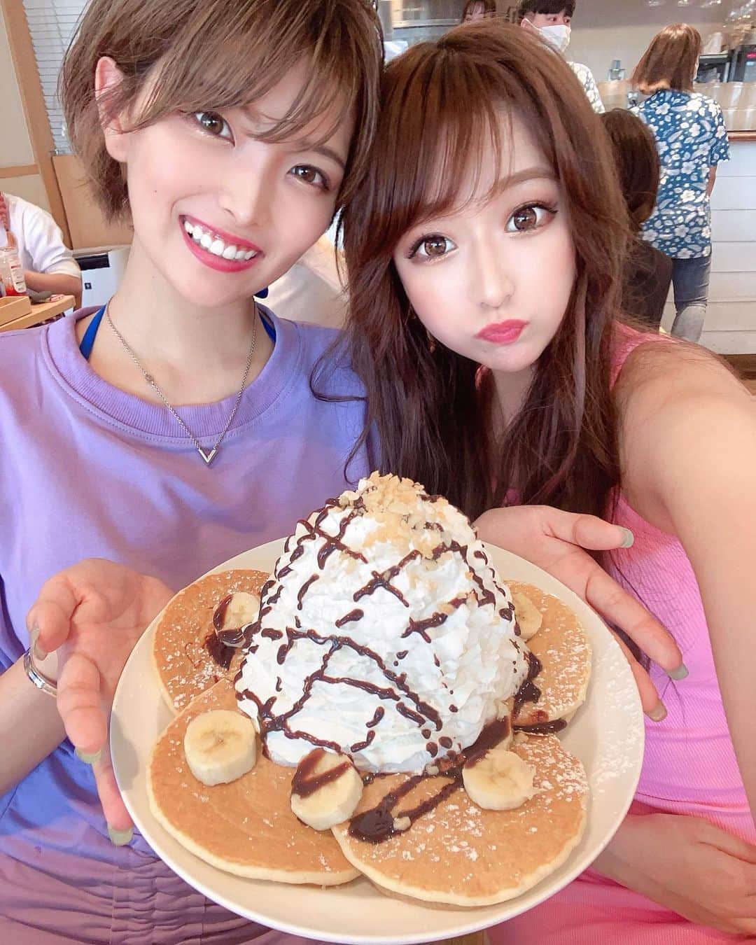 ききまるさんのインスタグラム写真 - (ききまるInstagram)「パンケーキ🥞💓 . . 高校生の頃タピオカ並みに流行ってたから、めっちゃ行ってたなぁ〜笑 . . . .  #江ノ島　#江ノ島グルメ  #江ノ島観光 #エッグスンシングス  #パンケーキ巡り #パンケーキ部 #パンケーキ🥞 #江ノ島デート #江ノ島海岸 #湘南  #湘南グルメ #甘党 #グルメスタグラム #グルメ女子」9月9日 19時53分 - kikigram_97