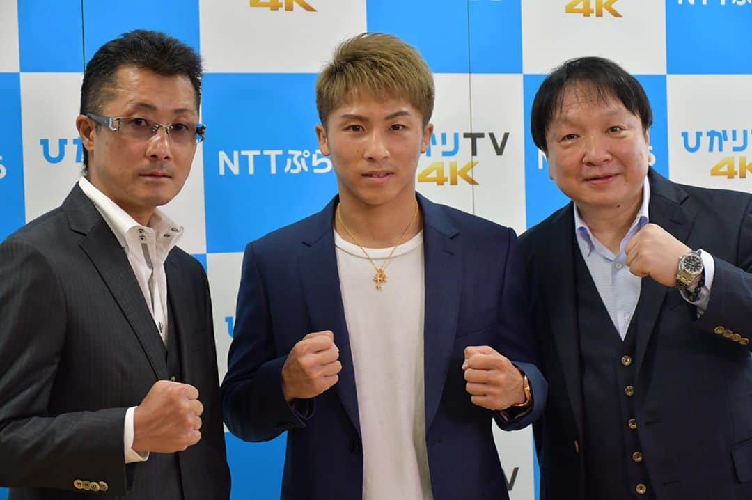 のインスタグラム：「延期となっていた試合が日本時間11月1日にようやく決まりました。 対戦相手は変わりましたがやる事は変わらない。 ラスベガスでの戦いを楽しみにしててください！」