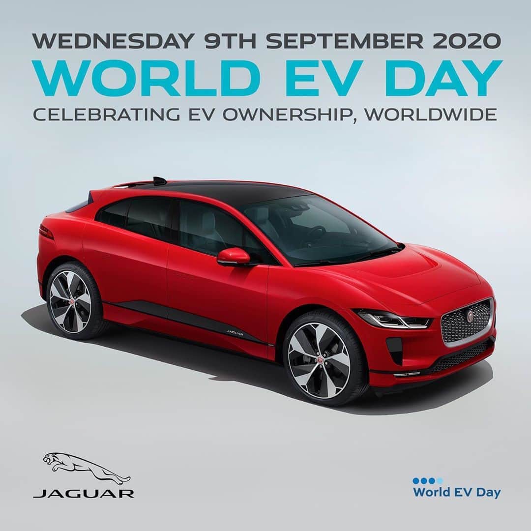 Jaguarさんのインスタグラム写真 - (JaguarInstagram)「Today is a celebration of e-mobility, as we stand with @WorldEVDay and @ABBGroup to promote sustainable transport. Head over to our Stories to test how much you know about #ElectricCars.   #Jaguar #IPACE #Electric #EV #Premium #Luxury #Performance #SUV #AWD #CarsofInstagram #WorldEVDay」9月9日 20時51分 - jaguar