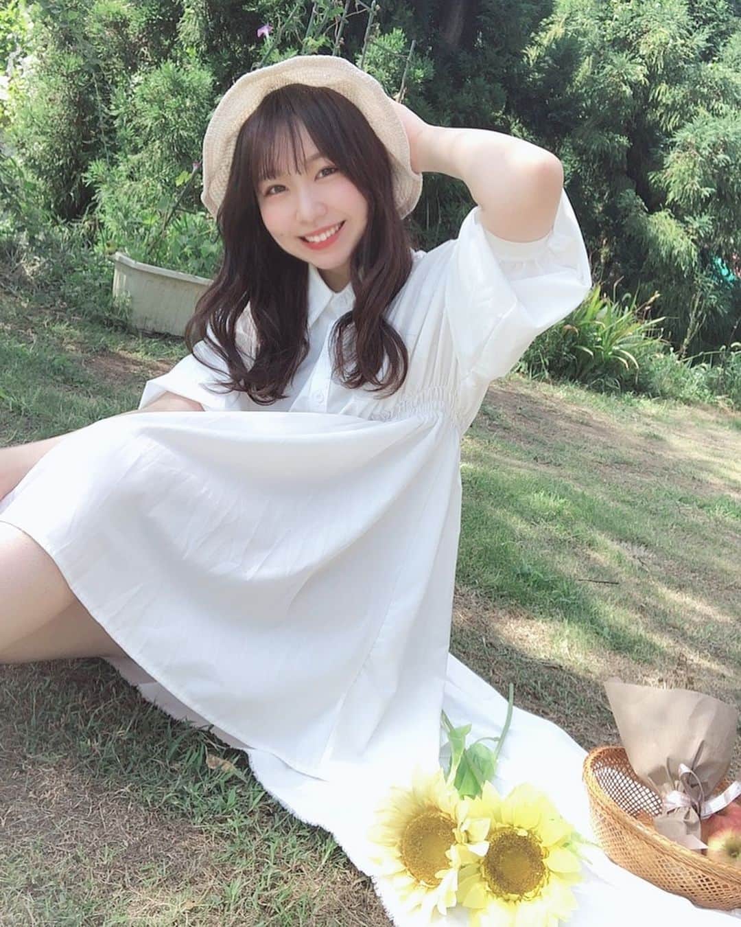 夏井さらさんのインスタグラム写真 夏井さらinstagram 夏のお嬢さん ピクニック