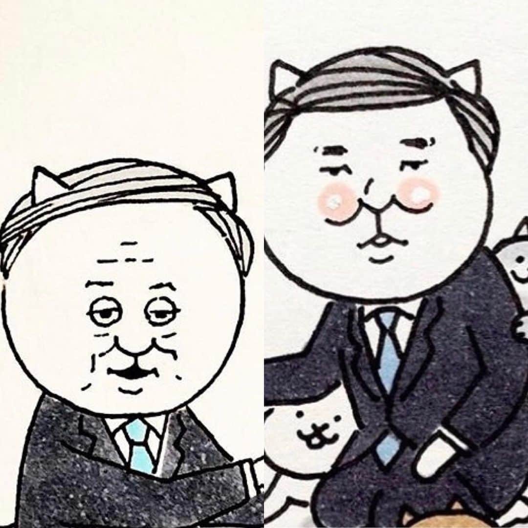 eskさんのインスタグラム写真 - (eskInstagram)「: 総裁選3候補 既に過去2人描いてるという奇跡、、！ こ、これは岸田氏も描かねばならぬ、、、だが、、、 絶対彼は猫にならない！( ；∀；) : …という葛藤の末、撃沈したソレが2枚目です_(┐「ε:)_誰 : : 見切れながらも石破氏にまとわりつく猫。 : #イラスト#イラストレーター#らくがき#おえかき#まんが#猫#ネコ#総裁選#候補者#石破茂#菅義偉#岸田文雄#勝手に猫化」9月9日 21時13分 - esk_illust