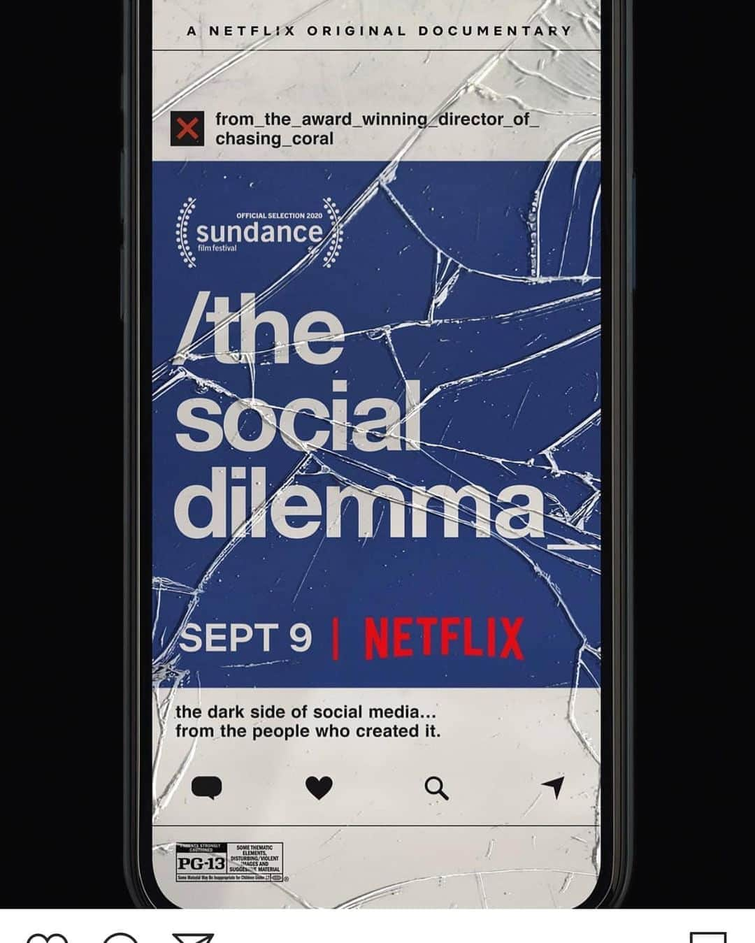 エイミー・シューマーさんのインスタグラム写真 - (エイミー・シューマーInstagram)「MUST WATCH! @thesocialdilemma @netflix streaming now. This documentary rocked me. Watch it today!! Let me know what you think. Produced by @romcaz」9月9日 21時25分 - amyschumer