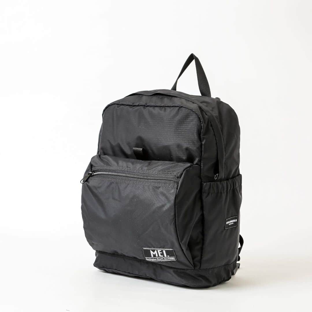 MEI(メイ) のインスタグラム：「MEI SUSTAINABLE PRODUCTS  MEI-000-208008 SUSTAINABLE RUGGED PACK Ⅱ ¥9,800＋TAX  #mei #meibag #mei_bag #メイ #メイバッグ #backpack #バックパック #recyclednylon #リサイクルナイロン #sustainable #サスティナブル #outdoor #アウトドア」