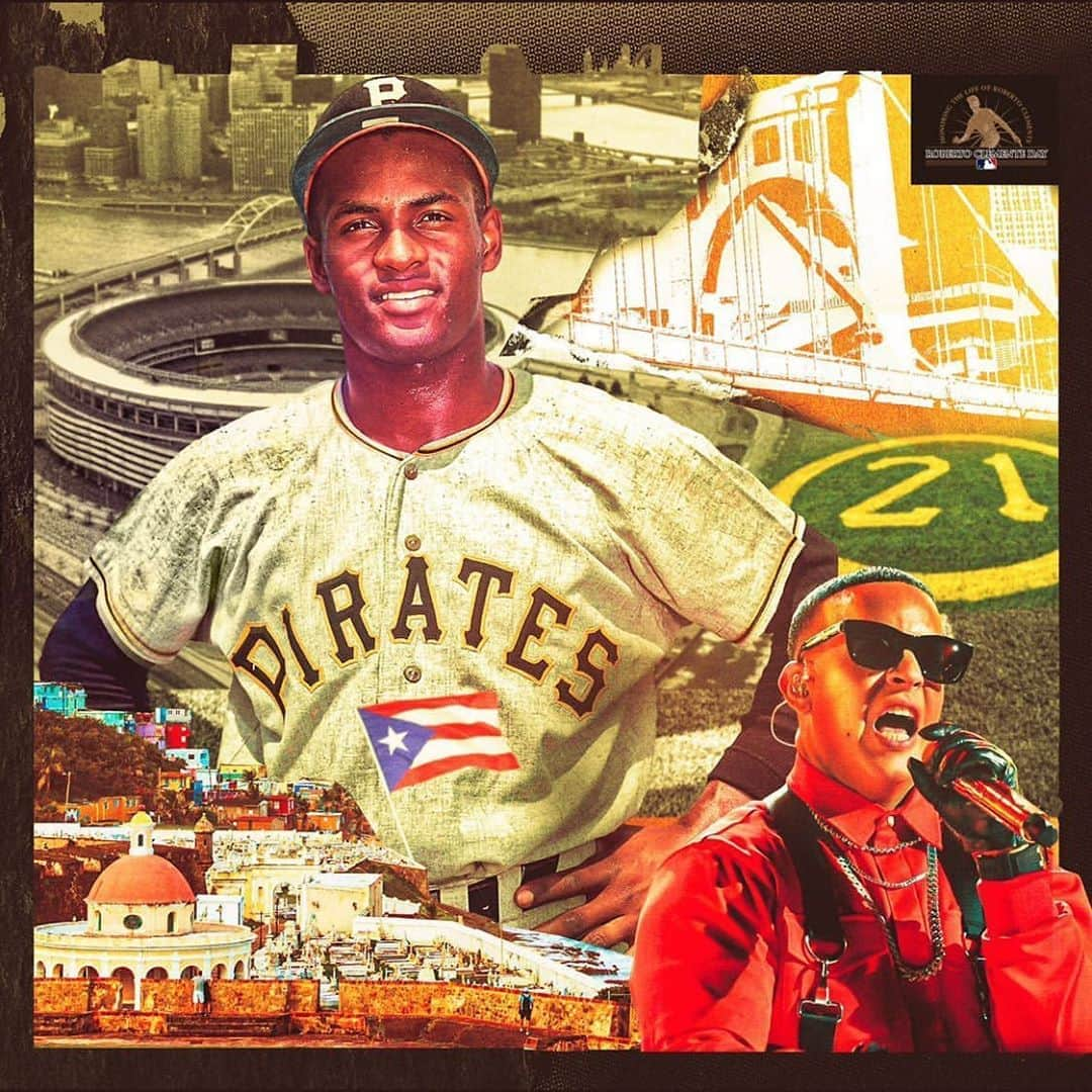 ダディー・ヤンキーさんのインスタグラム写真 - (ダディー・ヤンキーInstagram)「Nuestro héroe boricua, el 🐐.  #RobertoClemente, FOREVER 21 🇵🇷 #ClementeDay #21Savage」9月9日 22時52分 - daddyyankee