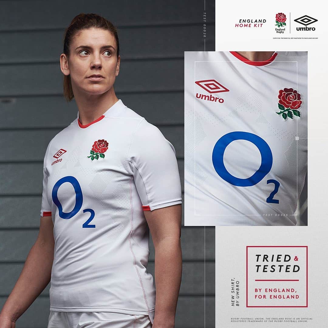 UMBROさんのインスタグラム写真 - (UMBROInstagram)「Tried and tested at elite level, our kit is ready for the demands of @EnglandRugby Want to see more? Give us a follow on @Umbro_Rugby  #TriedAndTested #EnglandRugby #Umbro #Rugby #RedRoses #UmbroRugby」9月9日 23時01分 - umbro