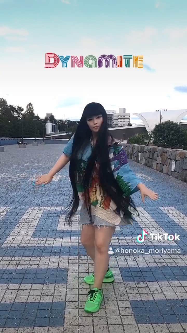 森山穂乃香のインスタグラム：「#Dynamite 🎇🧨🧨@bts.bighitofficial @bts.world.official #bts_dynamite #dynamite_dance #bts #honokamoriyama #dance #kpop #kpopdance #japan」