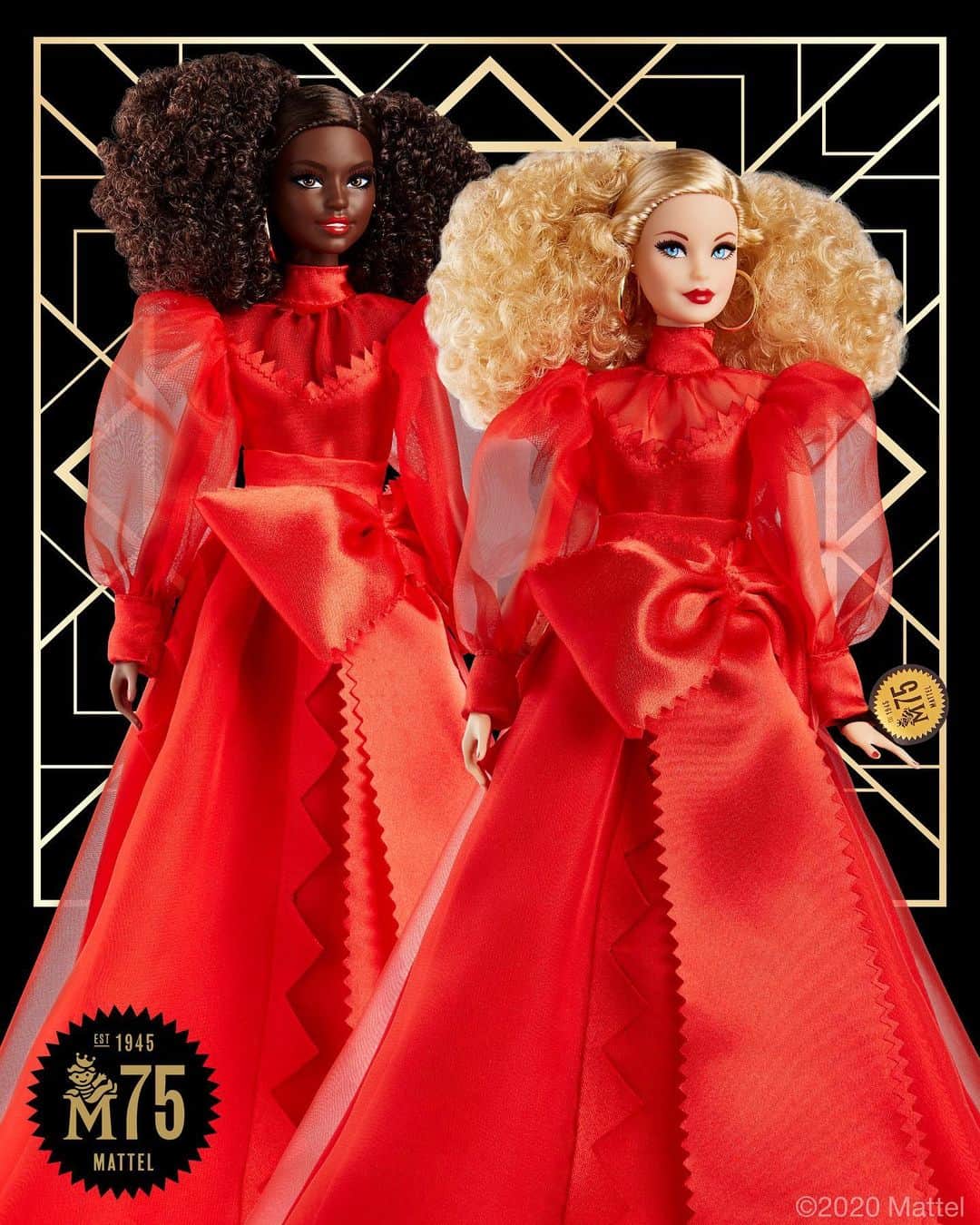 バービーさんのインスタグラム写真 - (バービーInstagram)「75 years of wonder, creativity, and play. ✨ #Barbie celebrates @Mattel’s milestone anniversary with a glamorous new look, inspired by the iconic logo.」9月10日 1時11分 - barbie