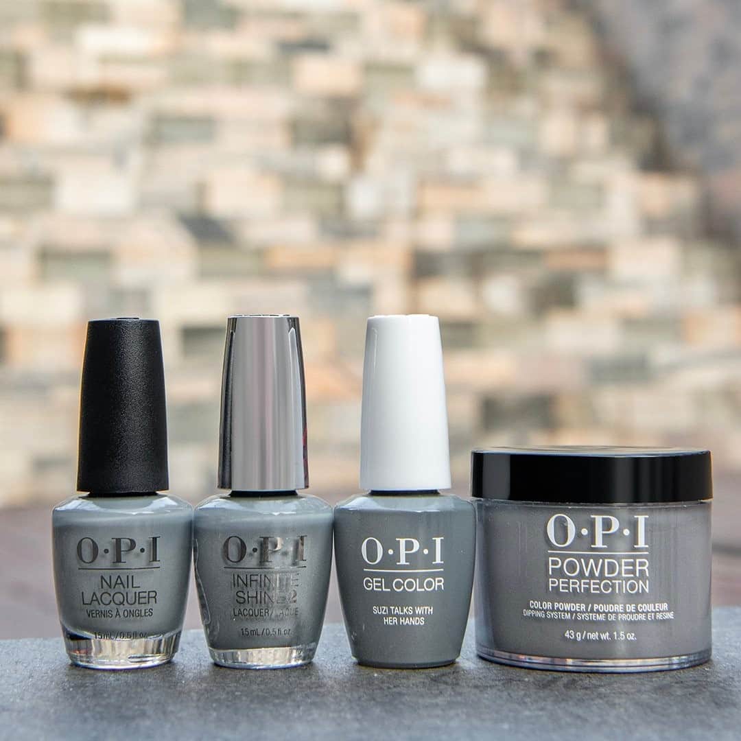 OPIさんのインスタグラム写真 - (OPIInstagram)「You can wear gray for days with this gorgeous neutral shade from #OPIMuseOfMilan.   #SuziTalksWIthHerHands will effortlessly complete your fall look.  #ColorIsTheAnswer #OPINailLacquer #OPIInfiniteShine #OPIGelColor #OPIPowderPerfection #GrayNails #Fall2020Fashion #NailTrends #GrayMani #DipPowder #FallMani #FallNails #DipMani #GelMani"」9月10日 2時07分 - opi