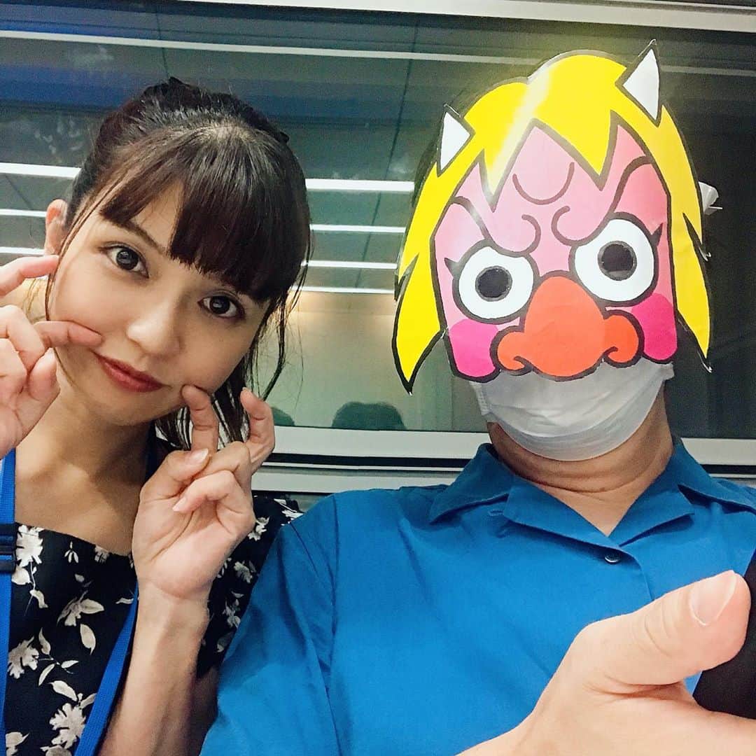 茜結のインスタグラム：「配信ありがとうございました😊  配信前にお面がこわれるトラブル。 Wi-Fiが弱くて配信できないトラブル。 出るなり大雨トラブル。  だったけど最後にゎ無事配信できてよかった。見に来てくだったみなさんありがとうございました。  酒呑童子と茜結でポコチャアーカイブにのこってます。見逃した方よかったらみてね」
