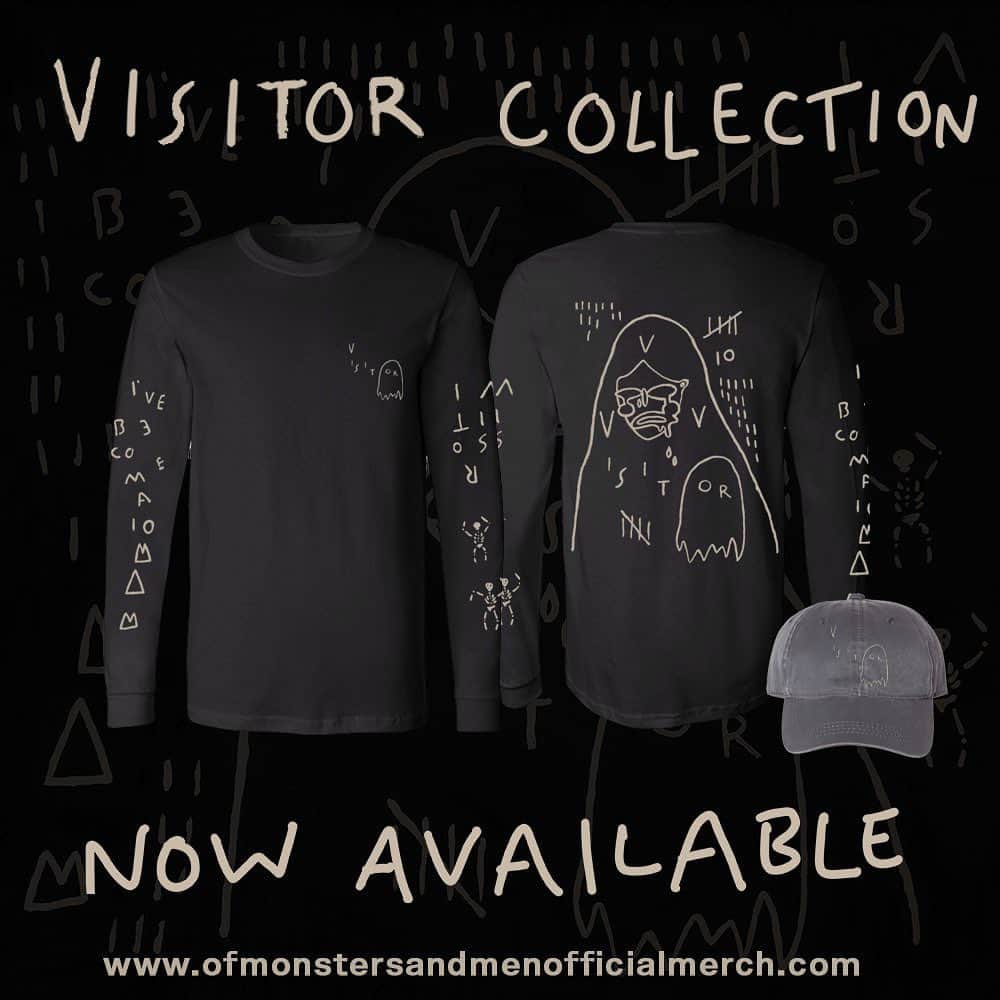 Of Monsters and Menのインスタグラム：「new ‘Visitor’ merch!! 👻👻👻  Link in story」