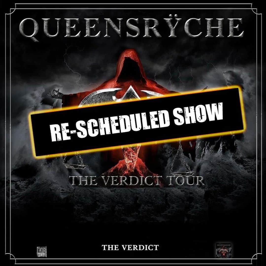 Queensrycheさんのインスタグラム写真 - (QueensrycheInstagram)「ATTENTION RYCHERS - Please Note Rescheduled Date️!️! Our show at Arcada Theatre in St. Charles IL November 14th, 2020 has been rescheduled to July 31, 2021❗️❗️👈 Like everyone else, we can't WAIT for this year to end and 2021 to begin...we miss performing live and look forward to seeing you all next year!!  #queensryche #rescheduledshow #rescheduleddate #arcadatheaterstcharles #illinois #newdateisjuly31st2021 #pleasenotechangeofdate #wecantwaittoseeyou」9月10日 4時21分 - queensrycheofficial