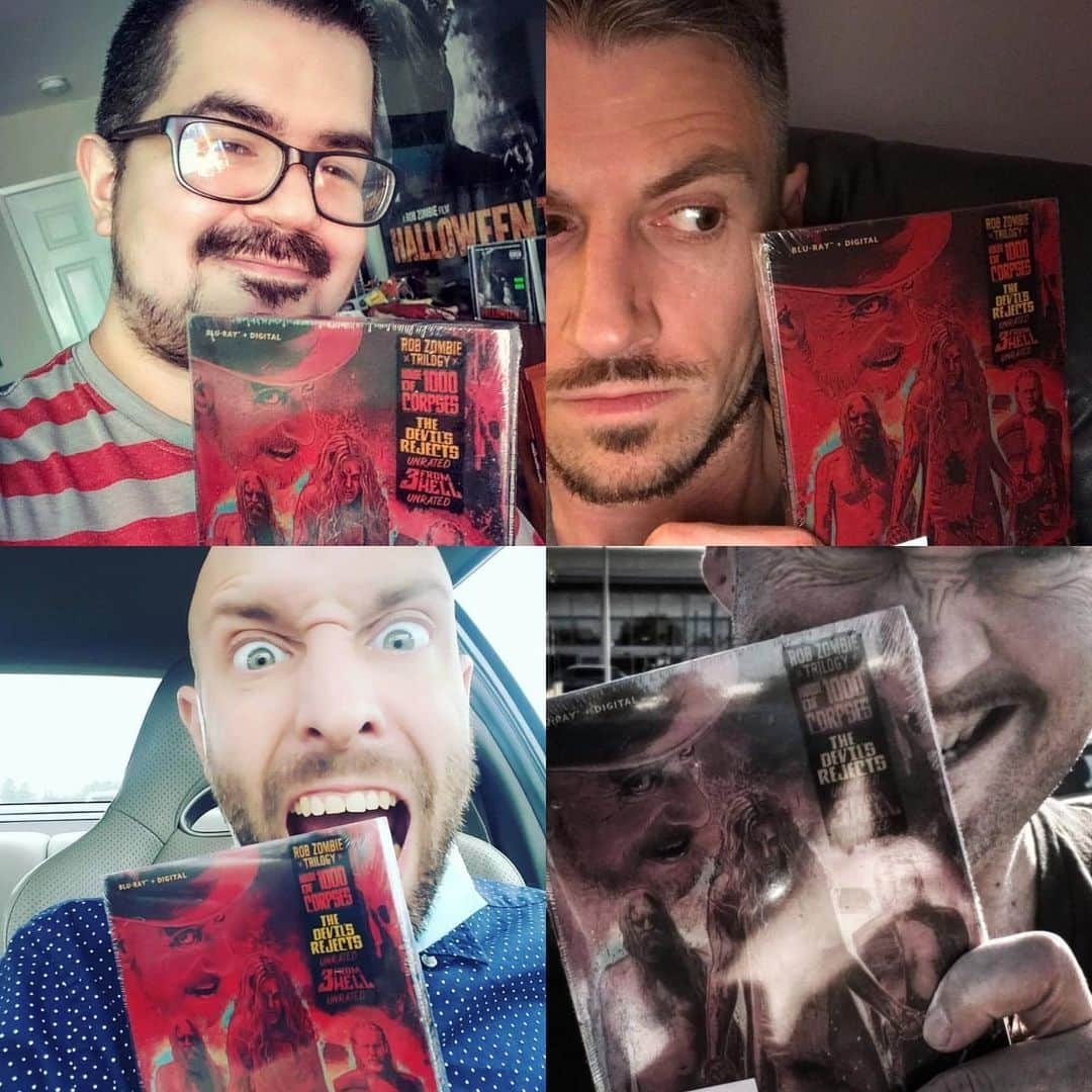 ロブ・ゾンビさんのインスタグラム写真 - (ロブ・ゾンビInstagram)「You never know who you might run into getting that Firefly trilogy Steelbook! Thanks @john5official ✊🏻 #houseof1000corpses #thedevilsrejects #3fromhell  #robzombie #johnfive」9月10日 4時45分 - robzombieofficial