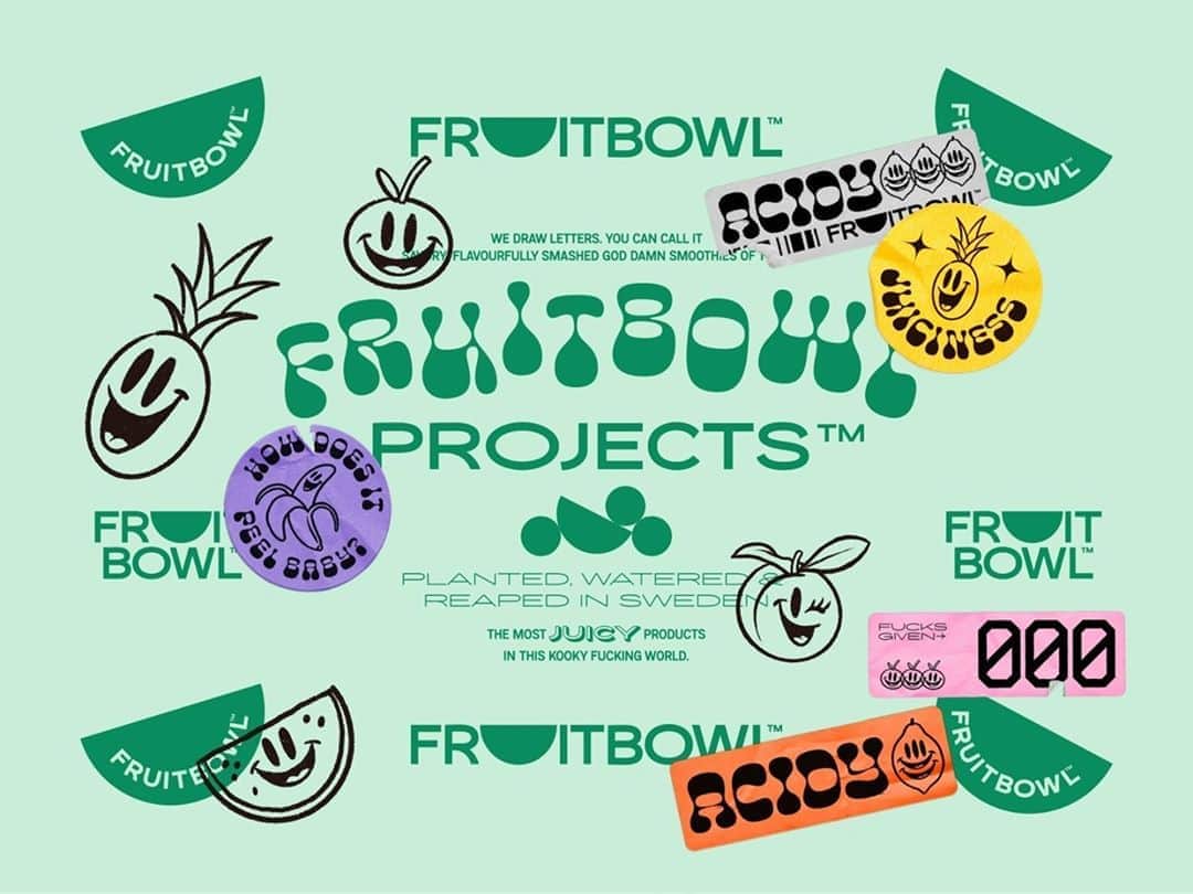 Dribbbleさんのインスタグラム写真 - (DribbbleInstagram)「Fruitbowl Projects by Andreas Pedersen ⠀ ⠀ #dribbble #design #branding #illustration #stickers #graphicdesign」9月10日 5時57分 - dribbble
