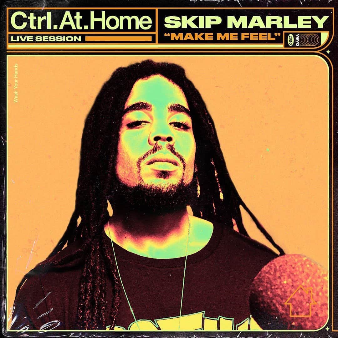 Vevoさんのインスタグラム写真 - (VevoInstagram)「@skipmarley is continuing his family's legacy of bringing us the best vibes. 🌴  Turn up the speakers and brighten your day with his Ctrl.At.Home session of "Make Me Feel." 🌞 ⠀⠀⠀⠀⠀⠀⠀⠀⠀ ▶️[Link in bio] #SkipMarley #MakeMeFeel #Ctrl」9月10日 7時02分 - vevo