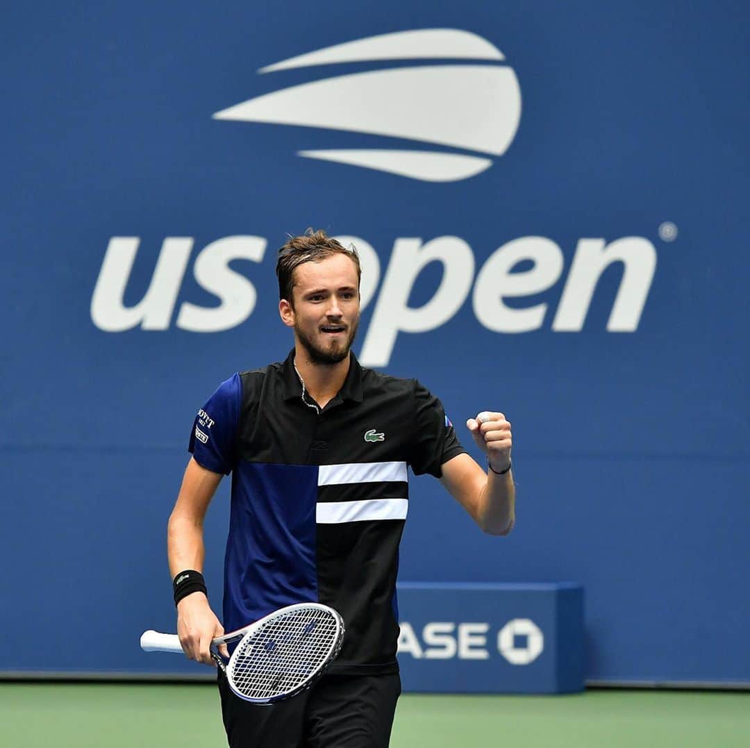 ダニール・メドベージェフのインスタグラム：「SF 💪🏼 #usopen2020」