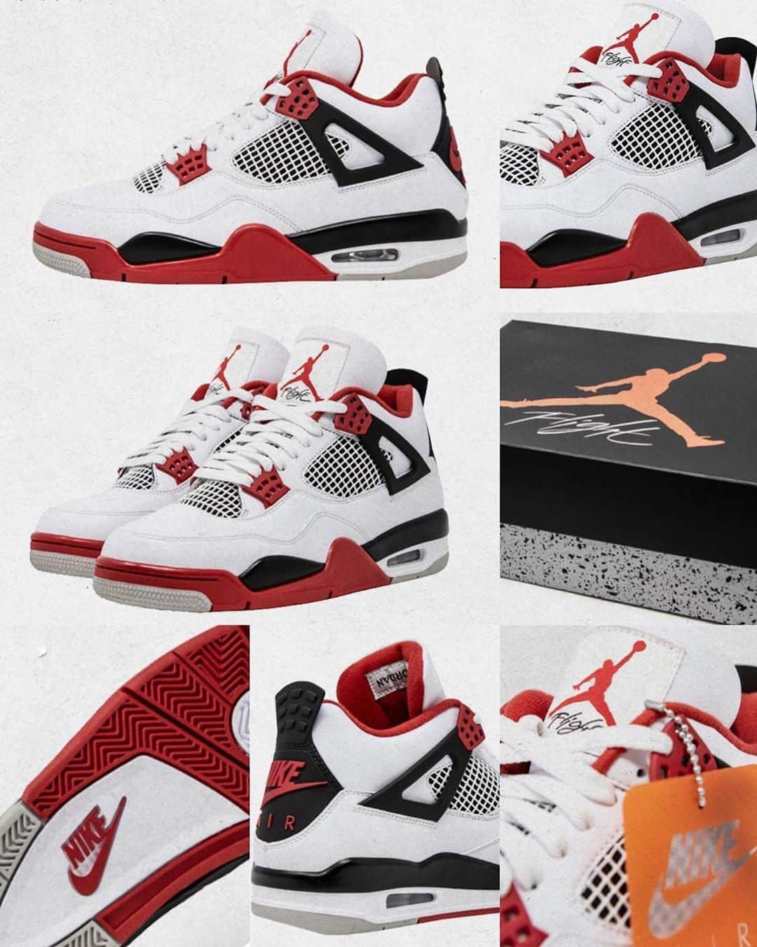 Sneakgalleryさんのインスタグラム写真 - (SneakgalleryInstagram)「First Look at the Air Jordan Retro 4 #FireRed dropping Black Friday 2020🔥」9月10日 7時49分 - sneakgallery