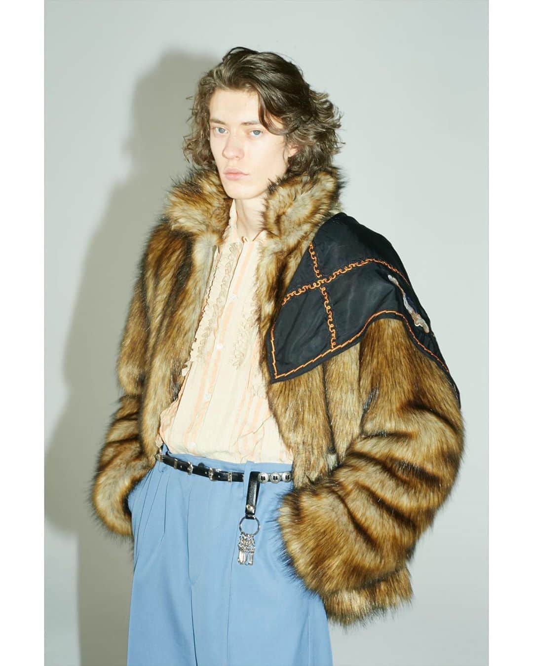 TOGA VIRILIS TOGA ARCHIVES◇20AW/Fake fur jersey blouson/ブルゾン
